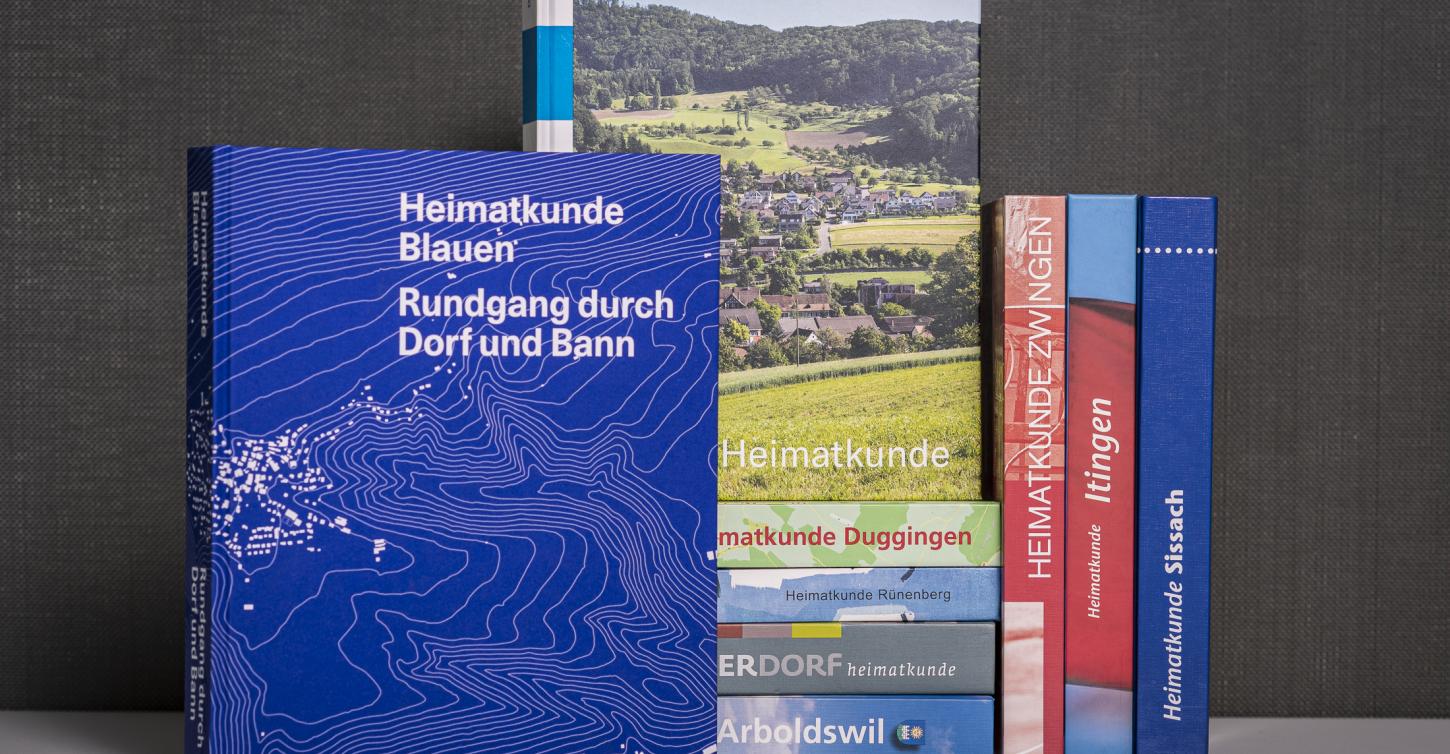 Baselbieter Heimatkunden auf Tisch präsentiert